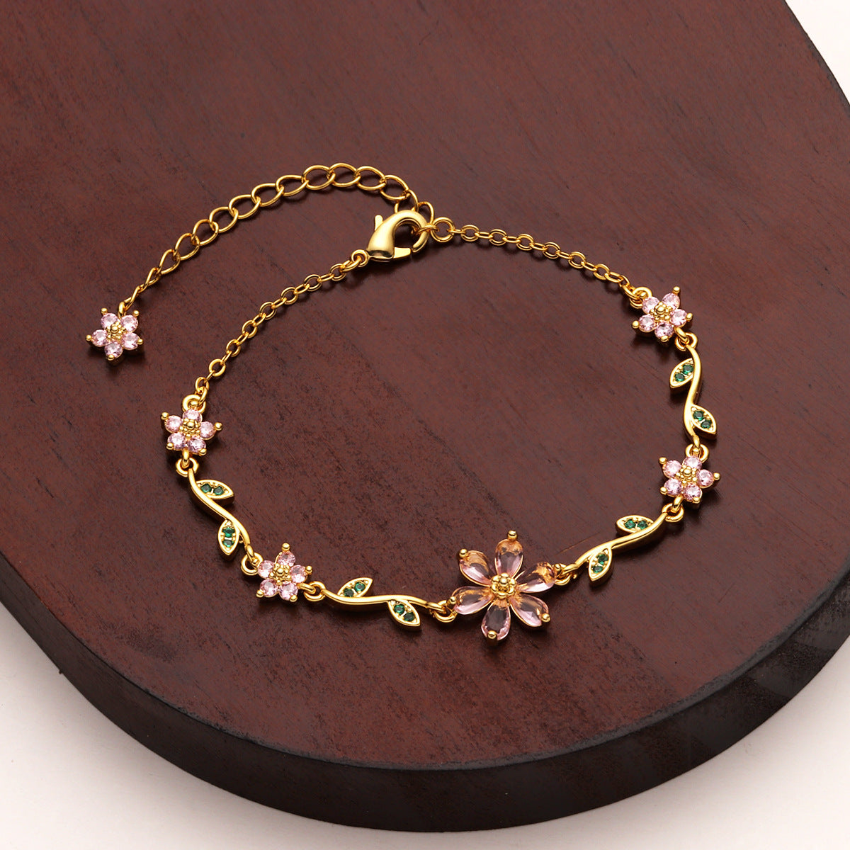 Petal Vine Link Bracelet