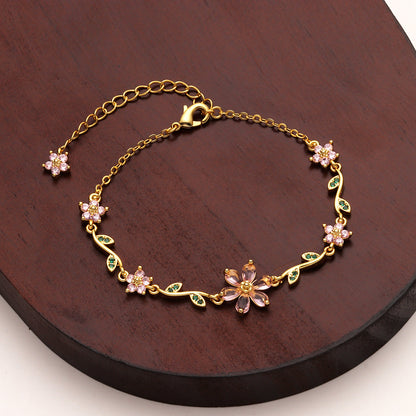Petal Vine Link Bracelet