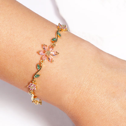 Petal Vine Link Bracelet