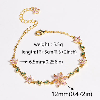 Petal Vine Link Bracelet