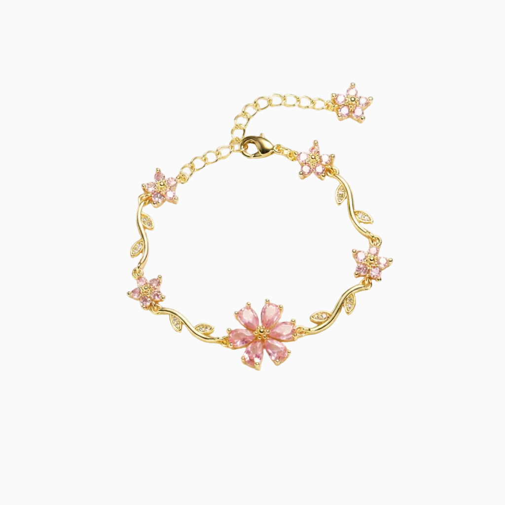 Bloom Vine Pink Bracelet