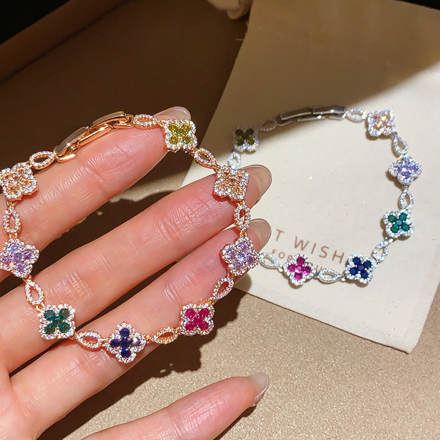 Radiant Infinite Clover Bracelet