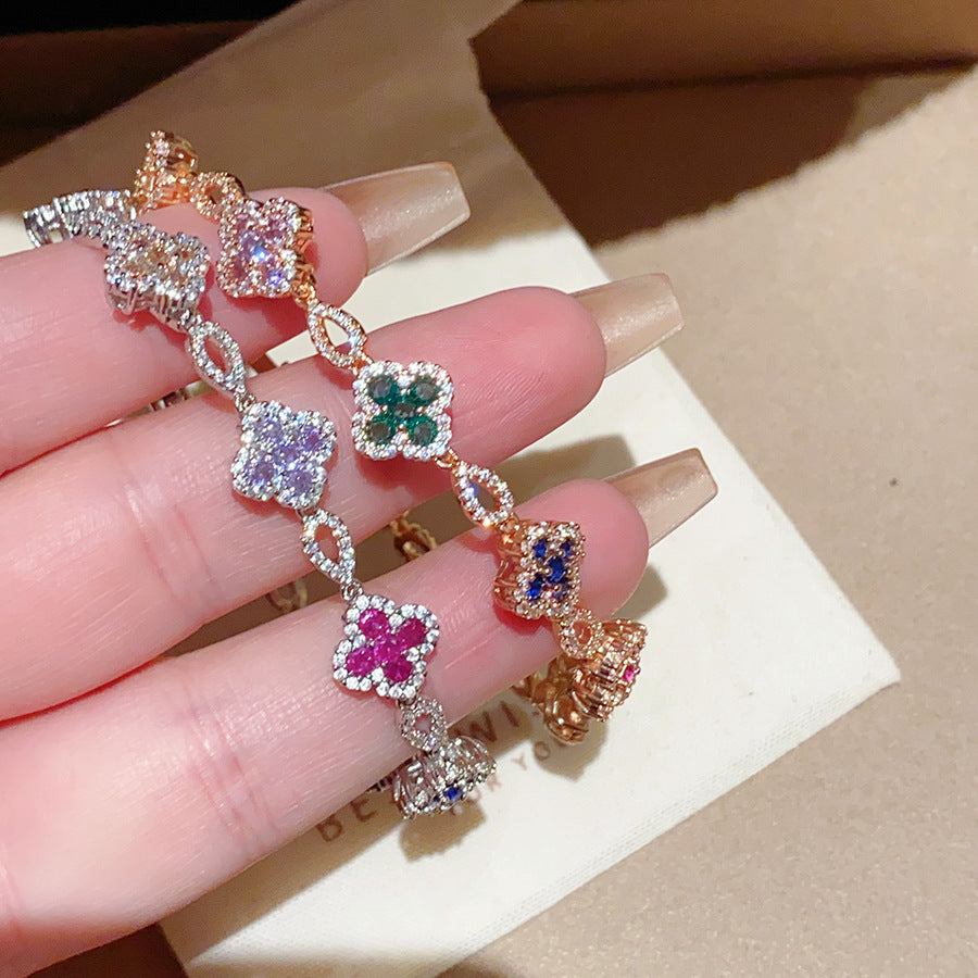 Radiant Infinite Clover Bracelet