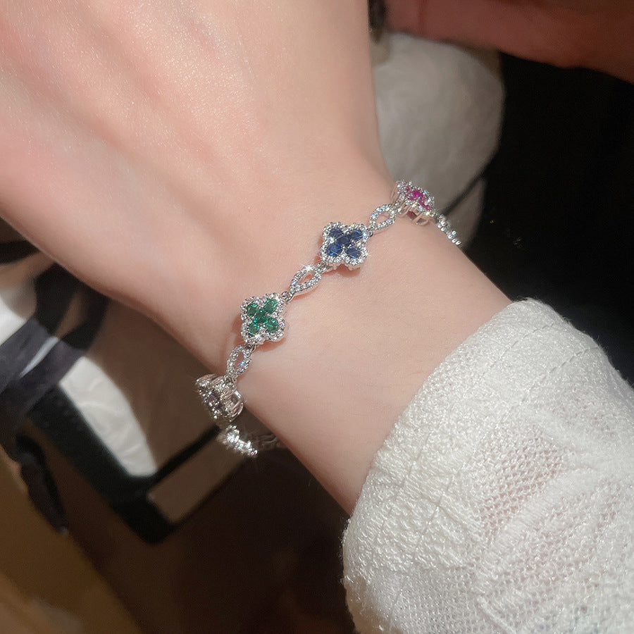 Radiant Infinite Clover Bracelet
