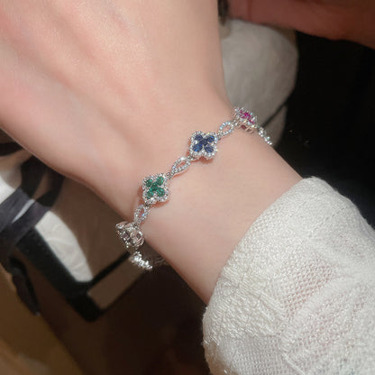 Radiant Infinite Clover Bracelet
