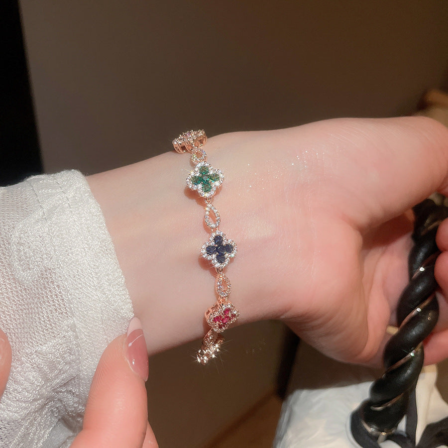 Radiant Infinite Clover Bracelet