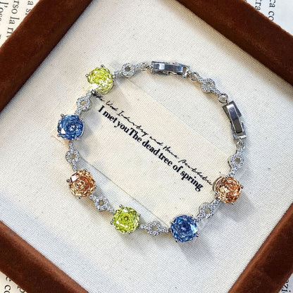 Color Swirl Link Bracelet