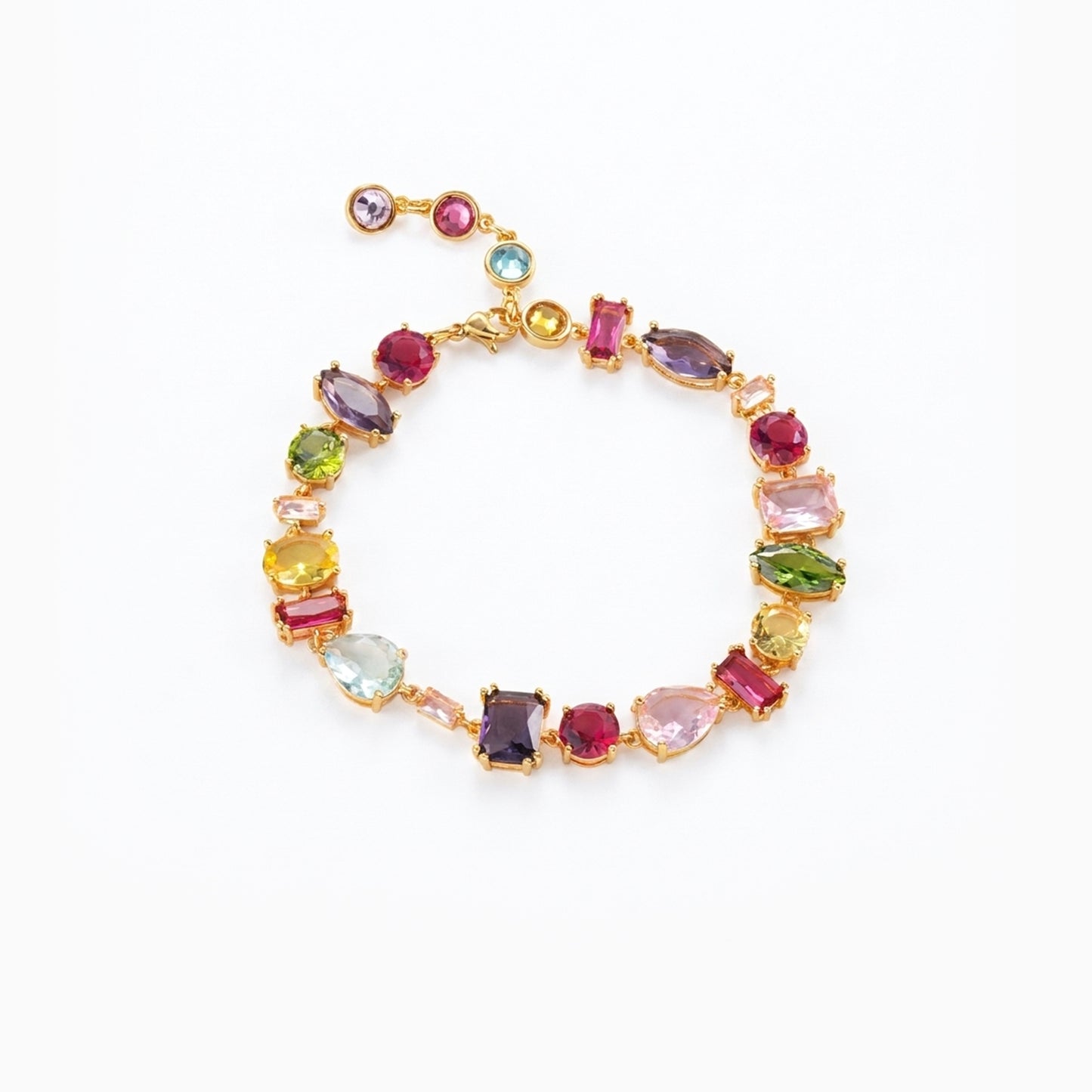 Multi-color Mixed Scatter Bracelet