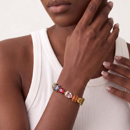Multi-color Mixed Scatter Bracelet
