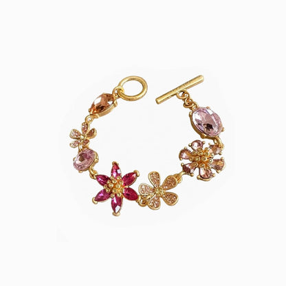 Floral Gemline Bracelet