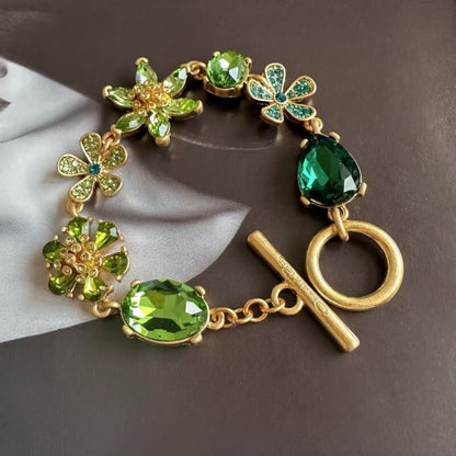 Floral Gemline Bracelet