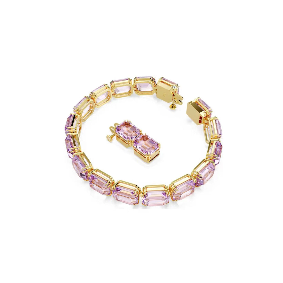 Lavender Rectangle Bracelet