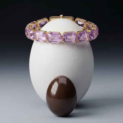 Lavender Rectangle Bracelet