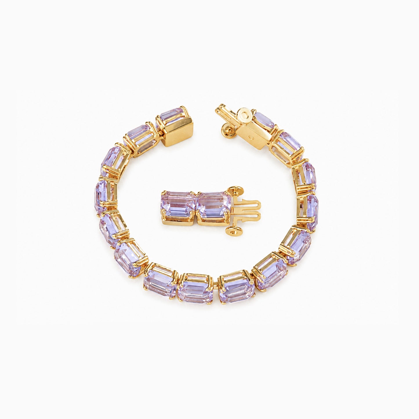 Lavender Rectangle Bracelet