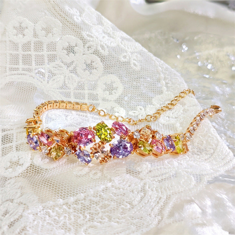 Cluster Leaf Bracelet