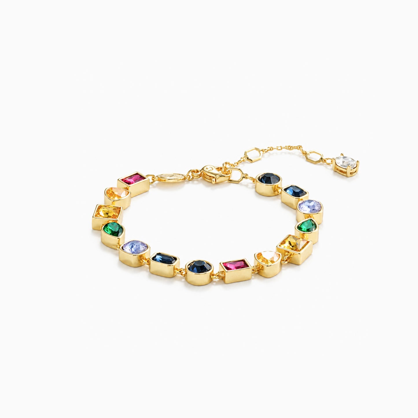 Geometric Collage Bracelet
