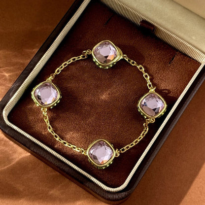 Gem Duo Chain Bracelet