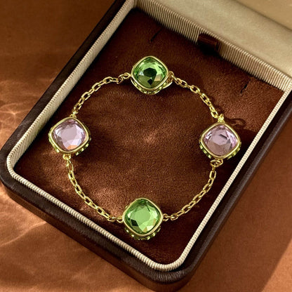 Gem Duo Chain Bracelet