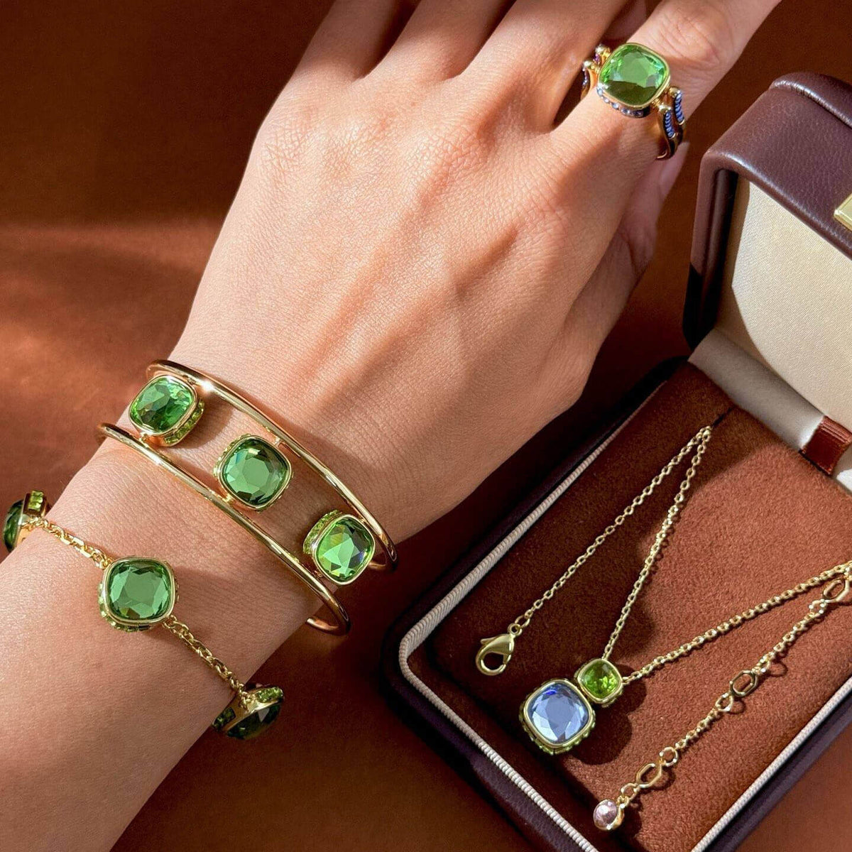 Gem Duo Chain Bracelet