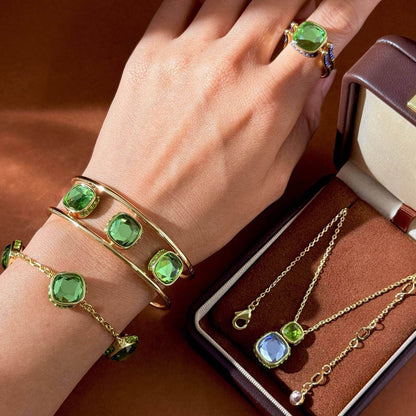 Gem Duo Chain Bracelet