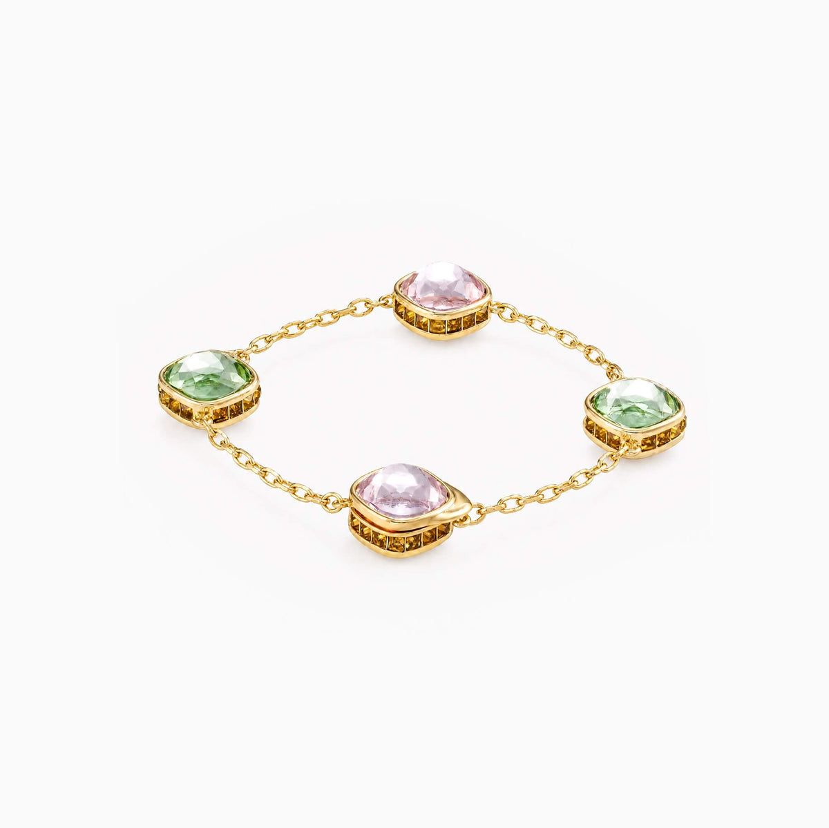 Gem Duo Chain Bracelet