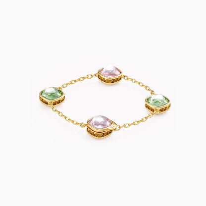 Gem Duo Chain Bracelet