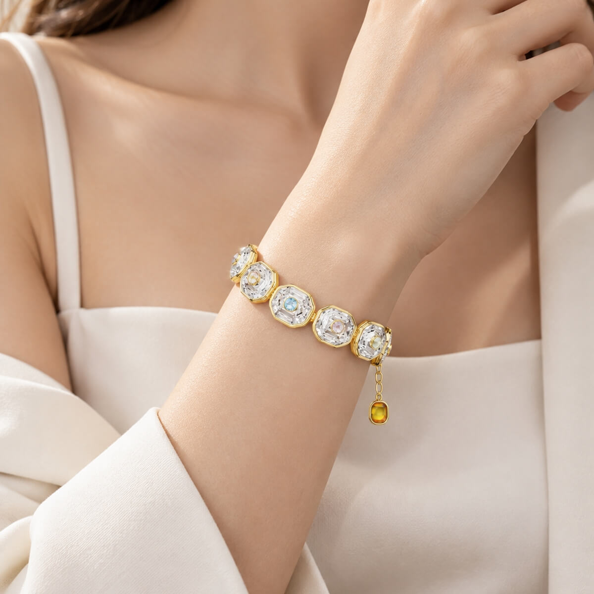 Crystal Inlay Bracelet
