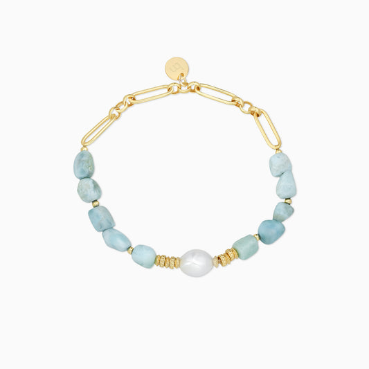 Larimar Chain Bracelet