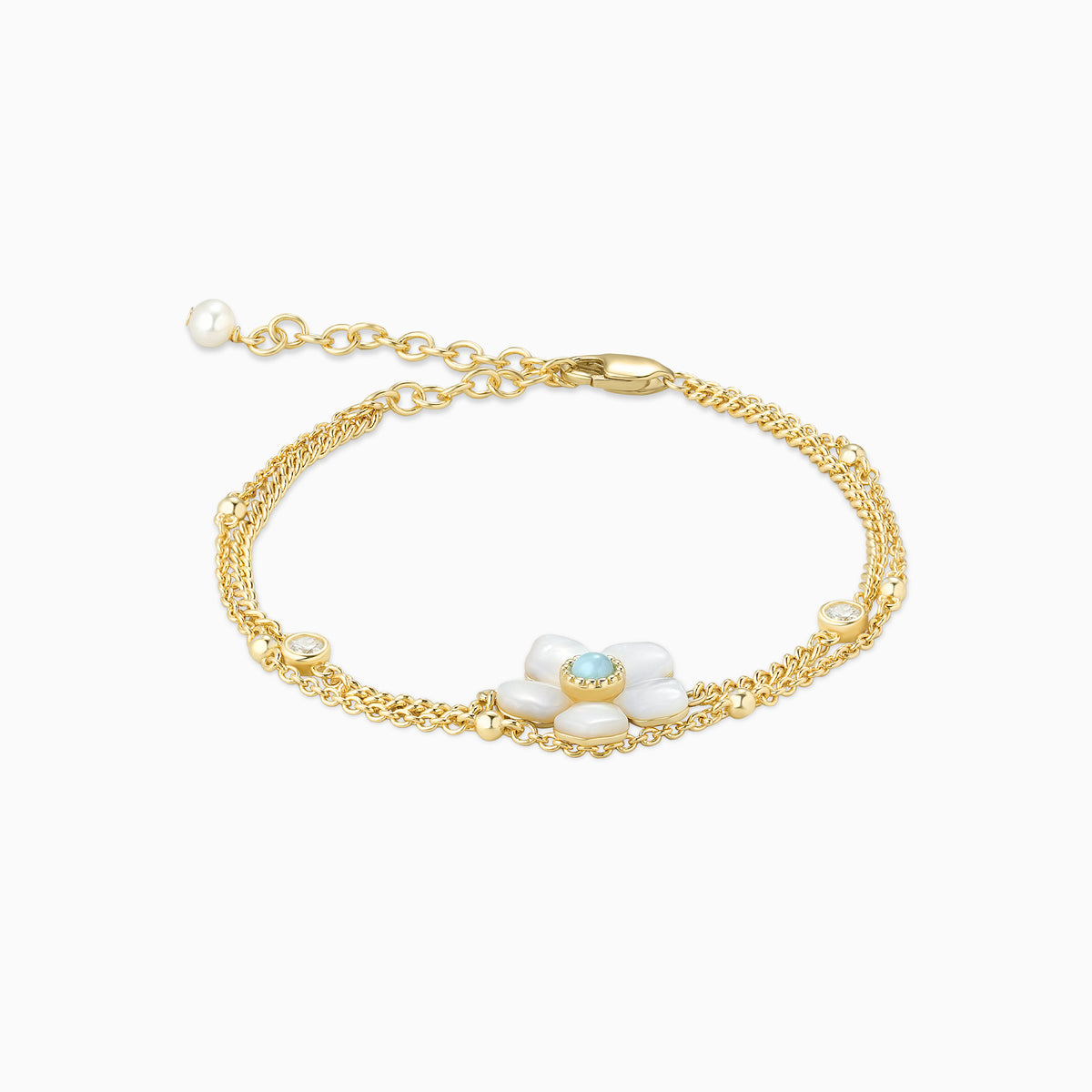 Double-Layer Blossom Bracelet