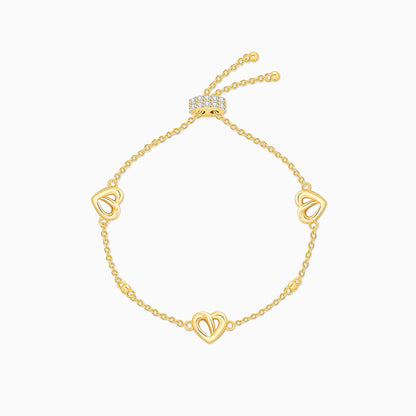 Three Hearts & Three Lifetime Bracelet