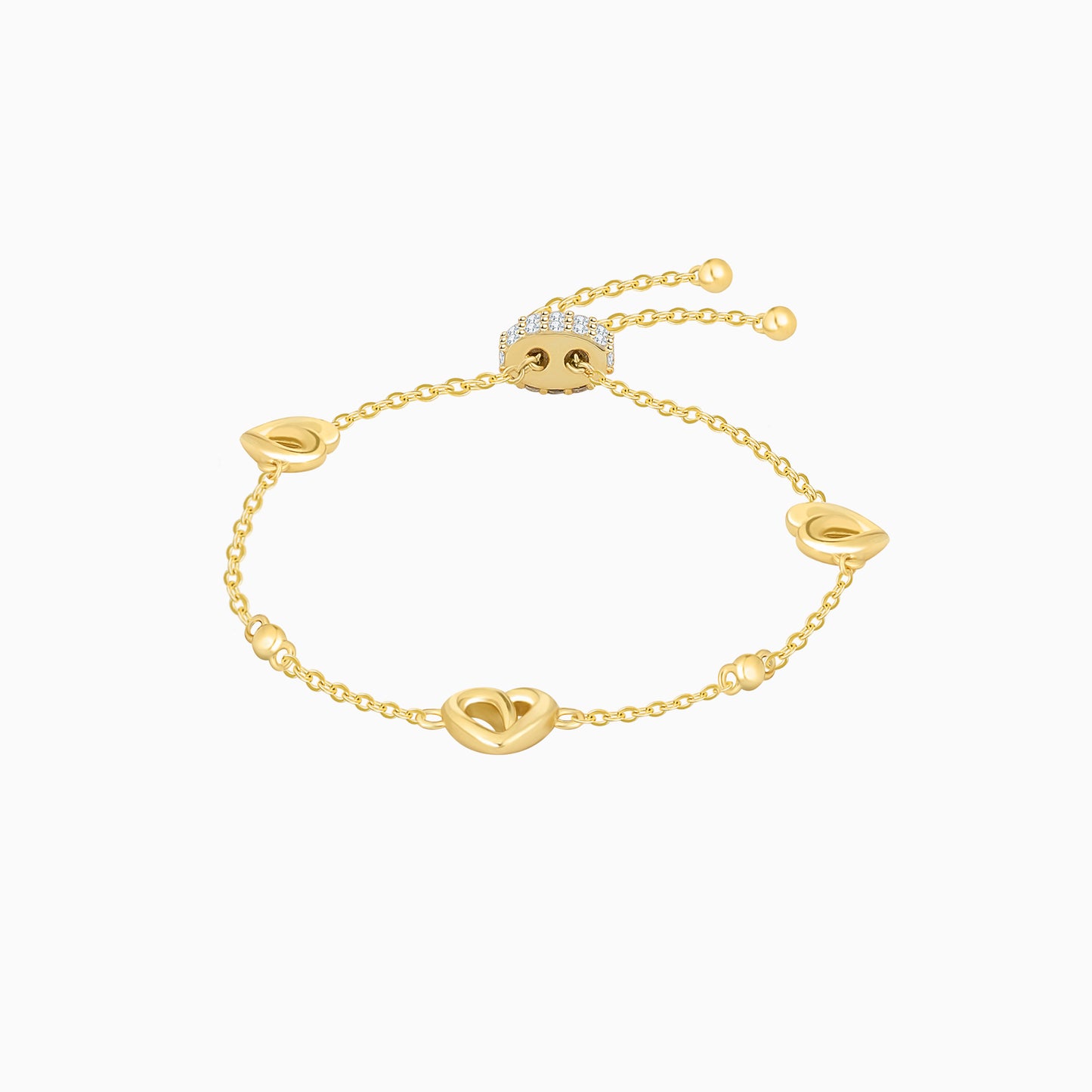Three Hearts & Three Lifetime Bracelet