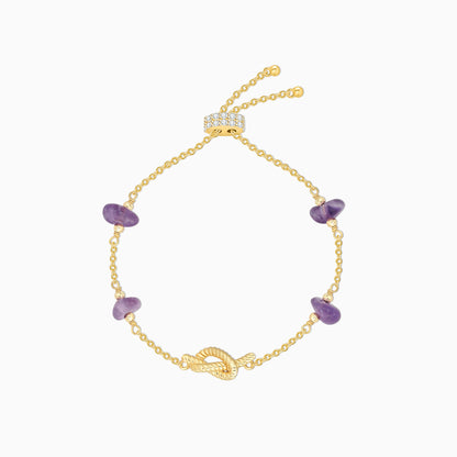 Amethyst Adjustable Bracelet