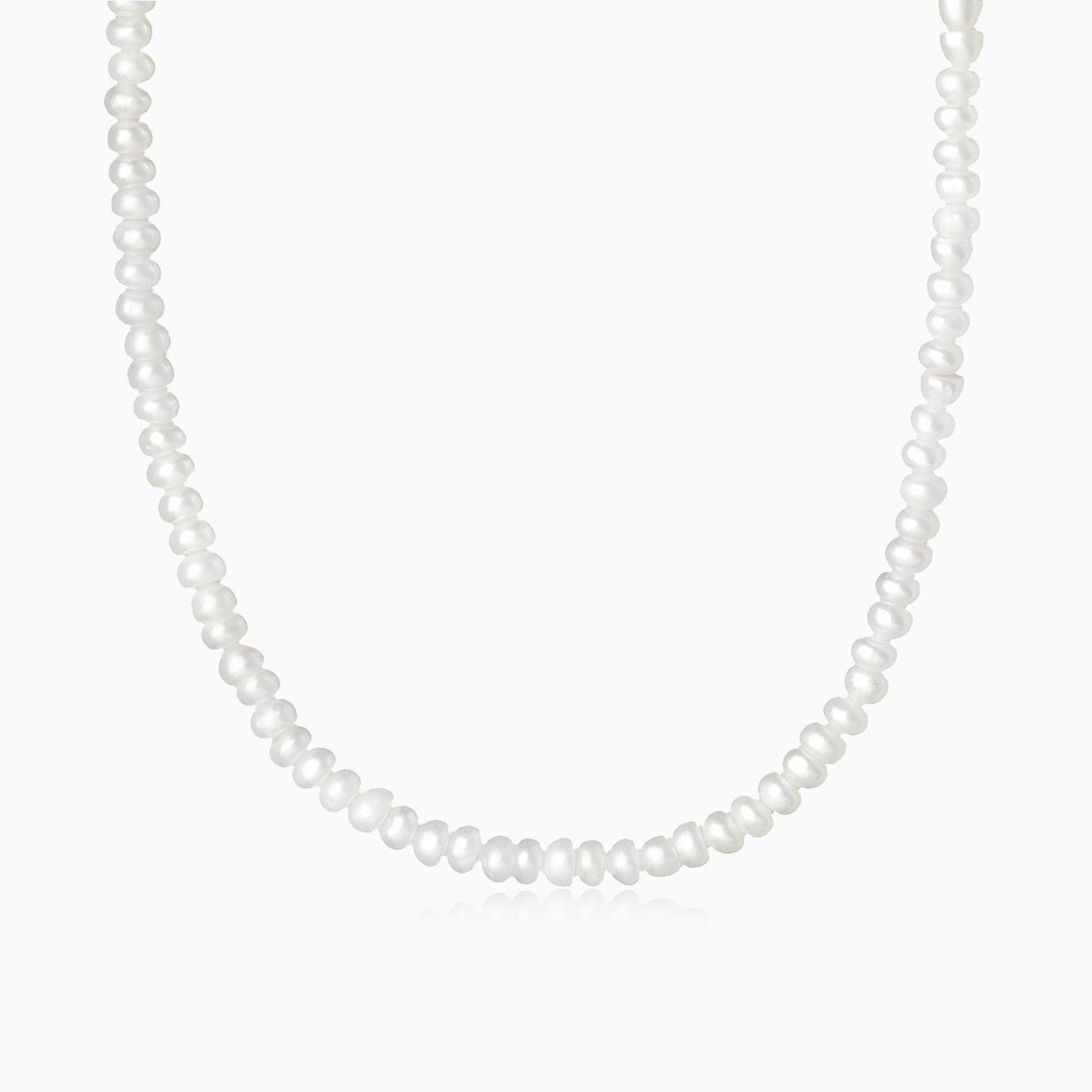 Full Natural Fresh Pearls S925 Necklace