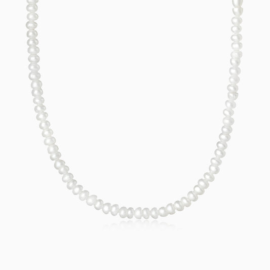 Full Natural Fresh Pearls S925 Necklace