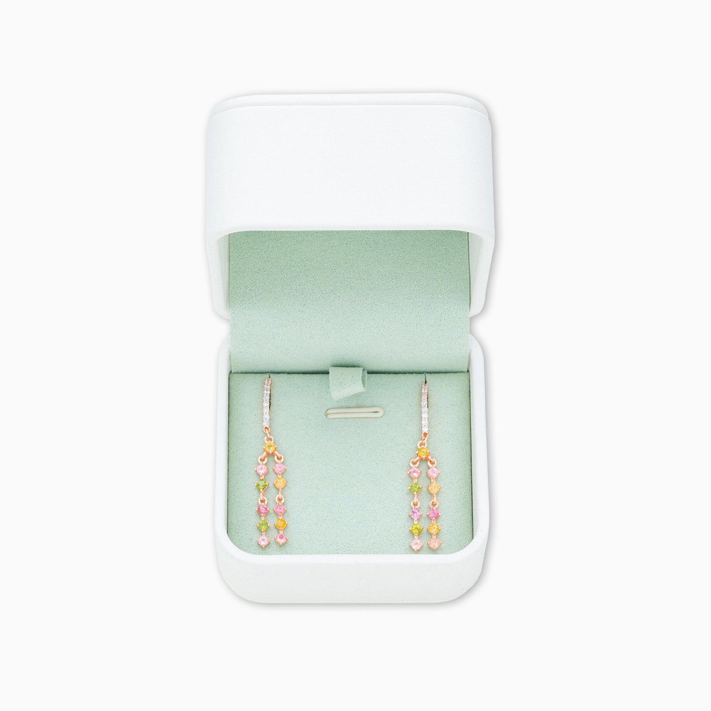 Serene Azure Whisper Tourmaline Earrings