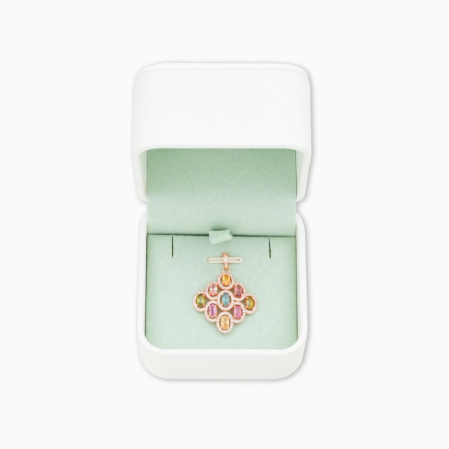 Elegantly Serene Tourmaline Pendant