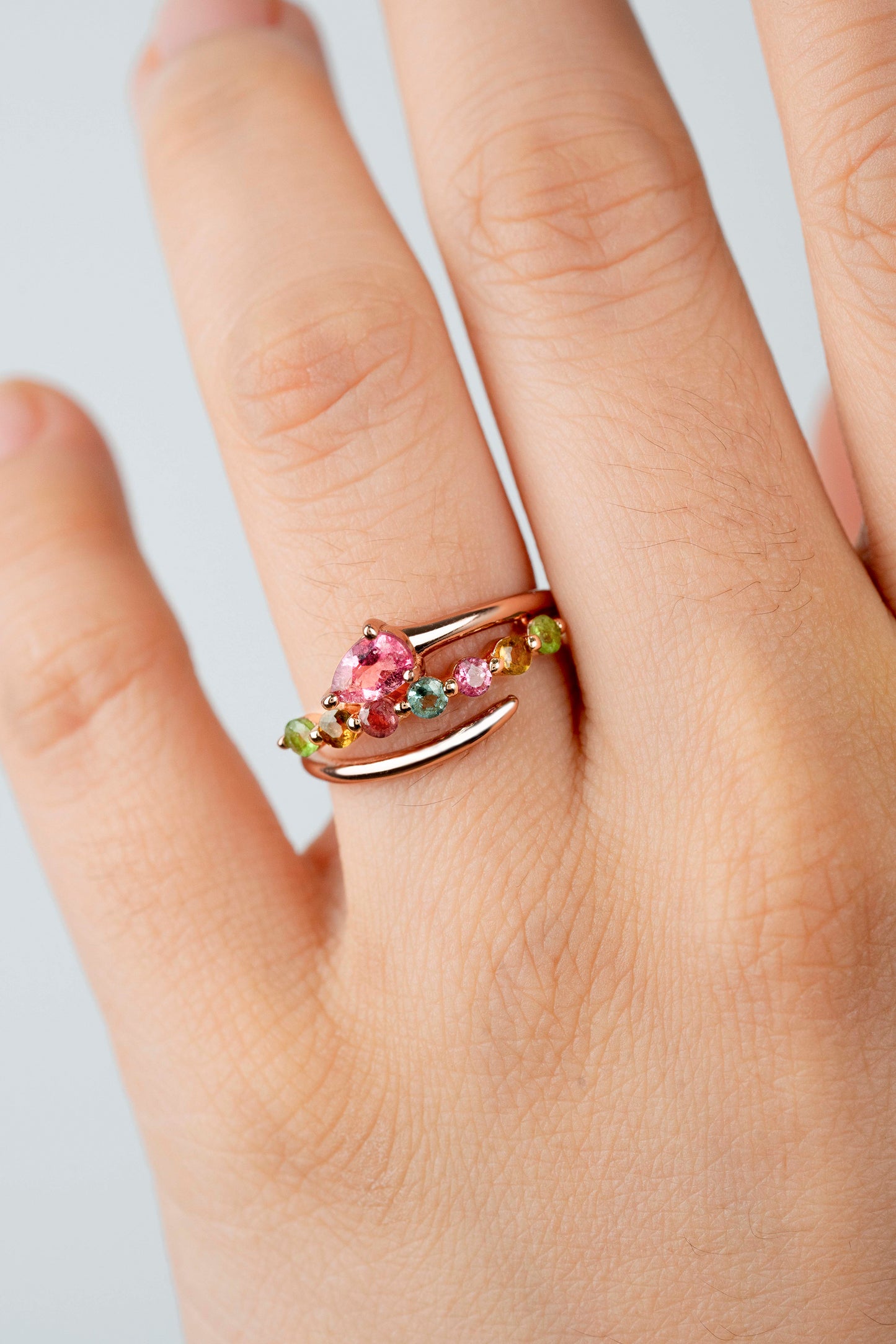 Stardust Tourmaline Ring