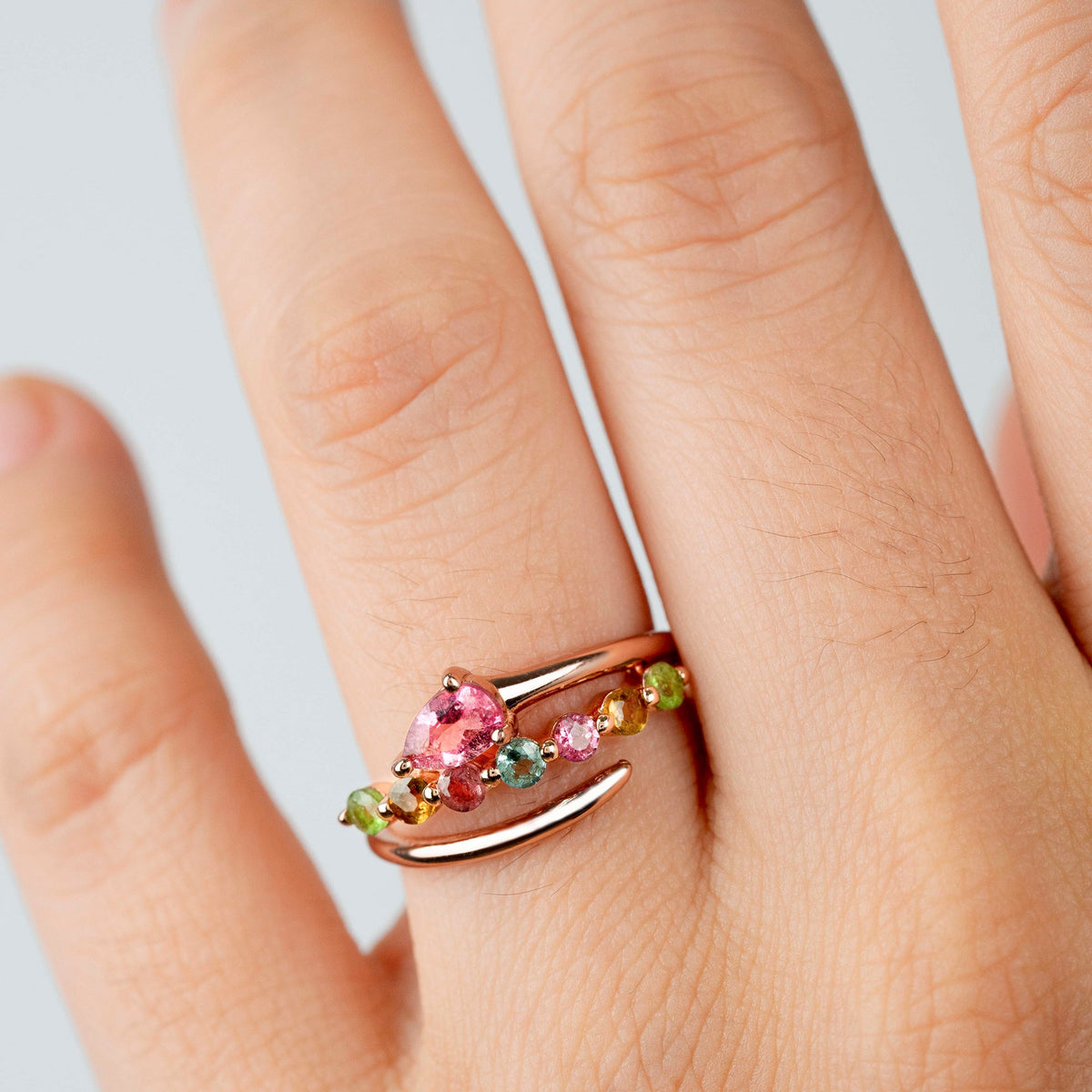 Stardust Tourmaline Ring