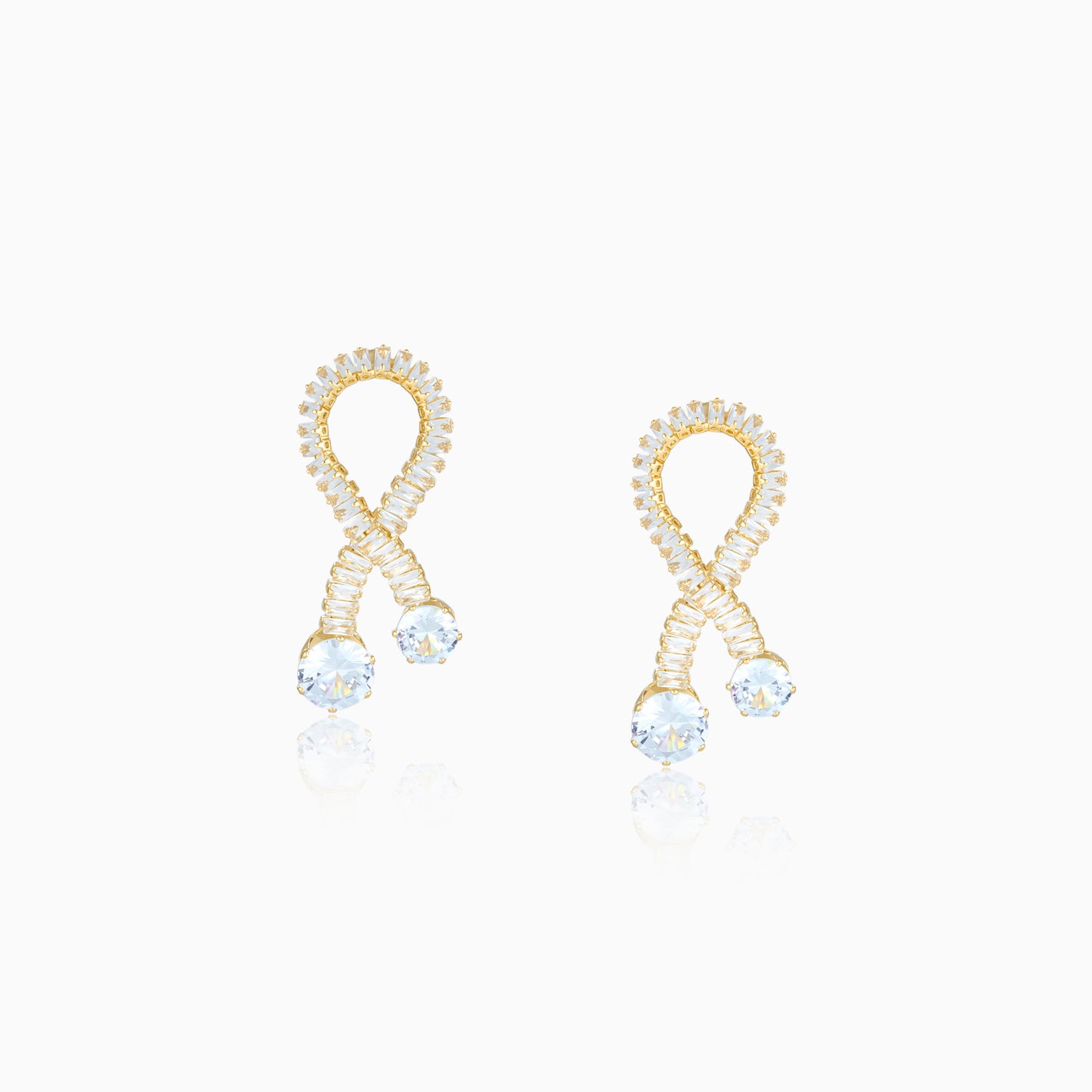 Shine Loop Drop Earrings