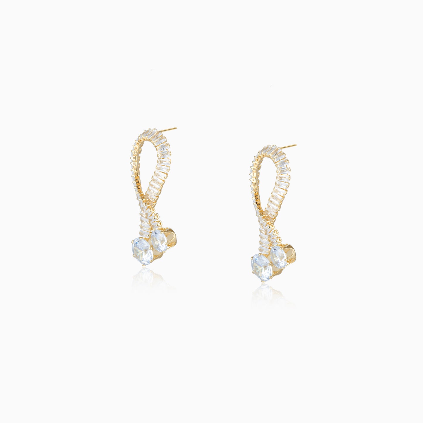 Shine Loop Drop Earrings