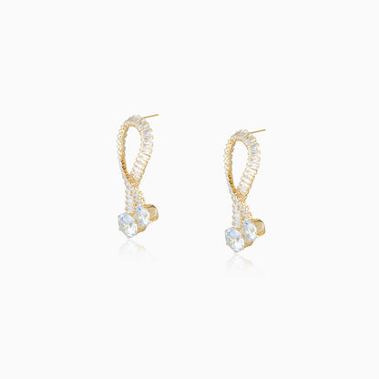 Shine Loop Drop Earrings