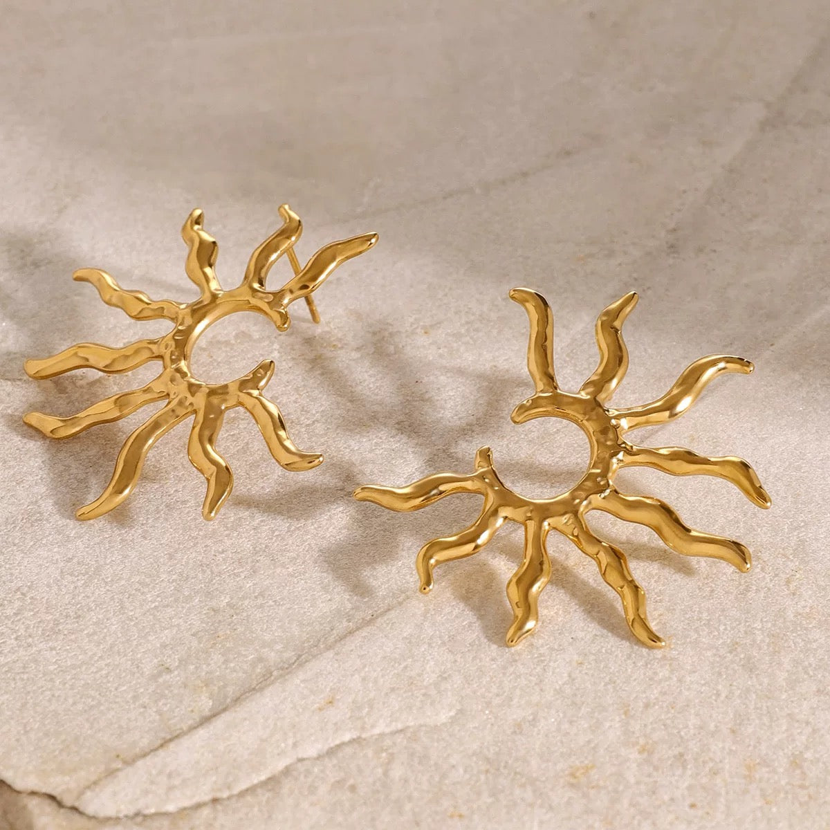 Golen Sunbeam Flare Earrings