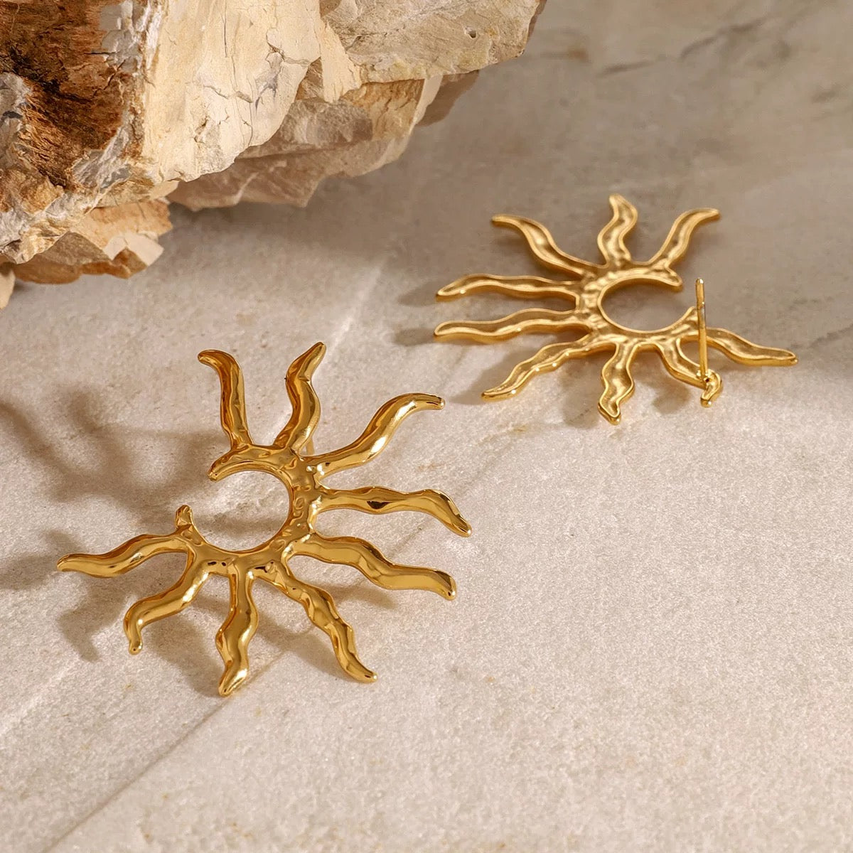 Golen Sunbeam Flare Earrings