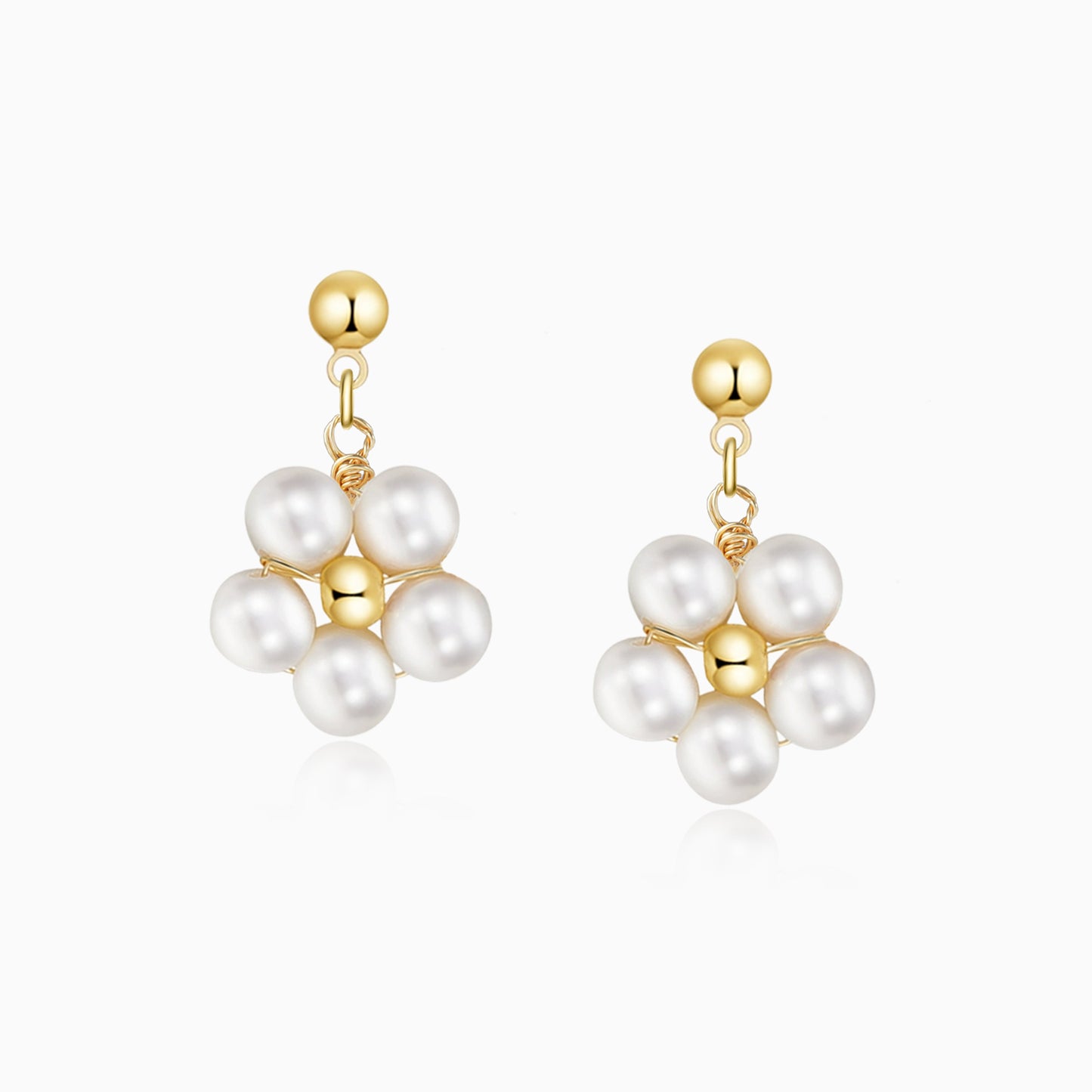 Natural Pearl Clusters Earrings