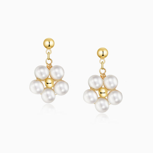 Natural Pearl Clusters Earrings