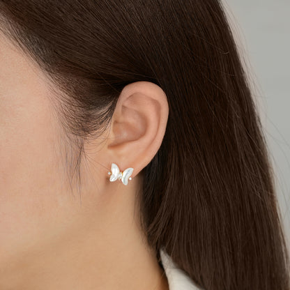Butterfly Mother of Pearls Earrings