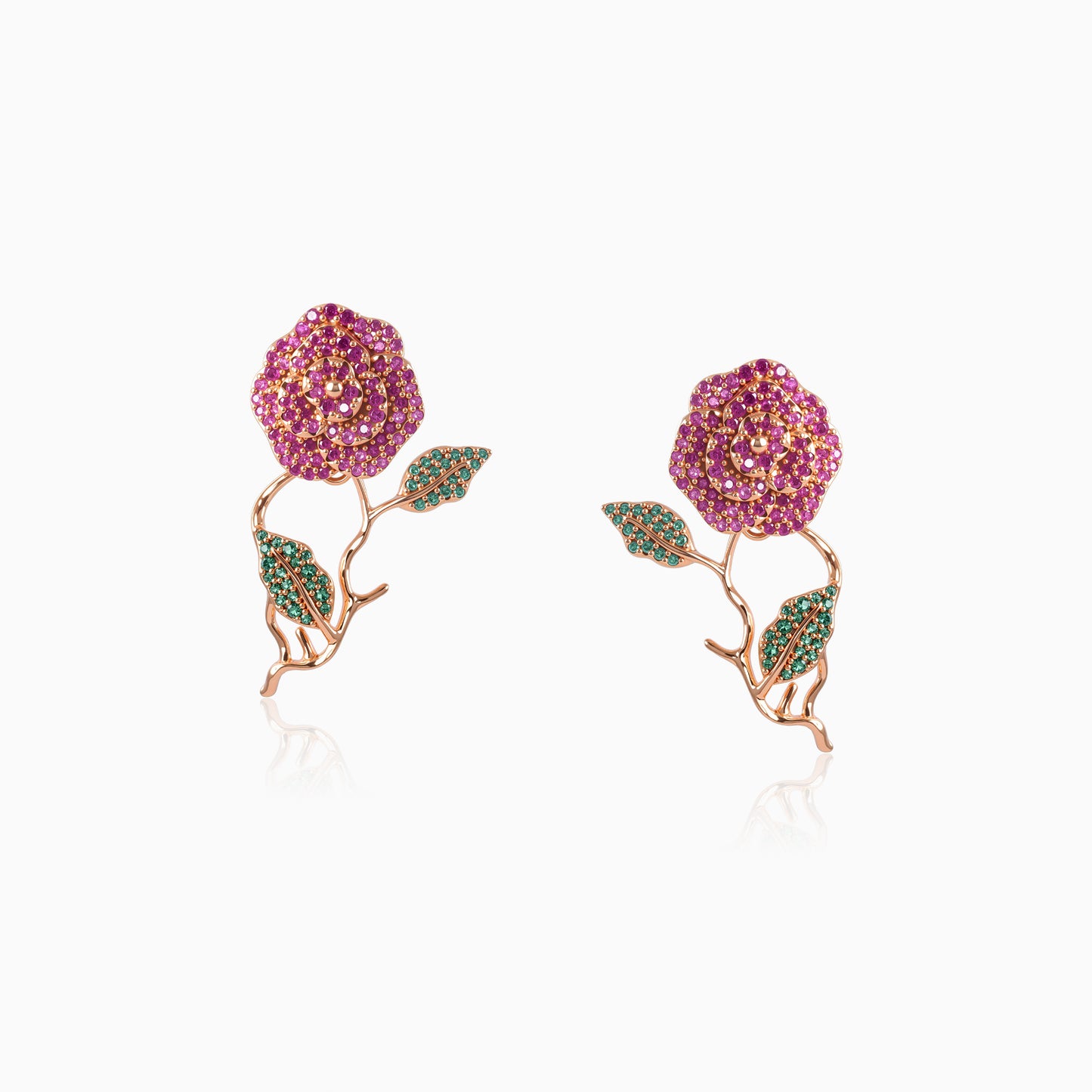 Bloom Rose Statement Earrings