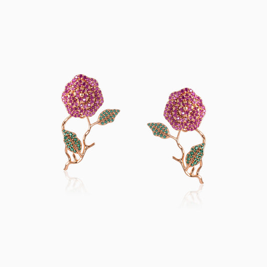 Bloom Rose Statement Earrings