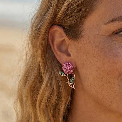 Bloom Rose Statement Earrings