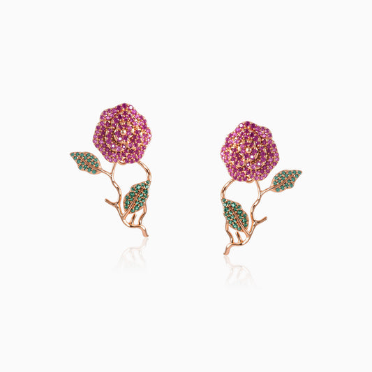 Bloom Rose Statement Earrings